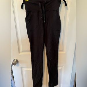 Lululemon size 6, wunderunder bootcut w convertible top (high waist/ fold over)